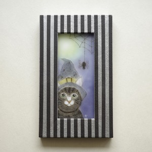 額絵『猫とスパイダー』