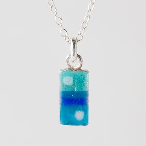 UNIQUE aqua & blue - necklace -