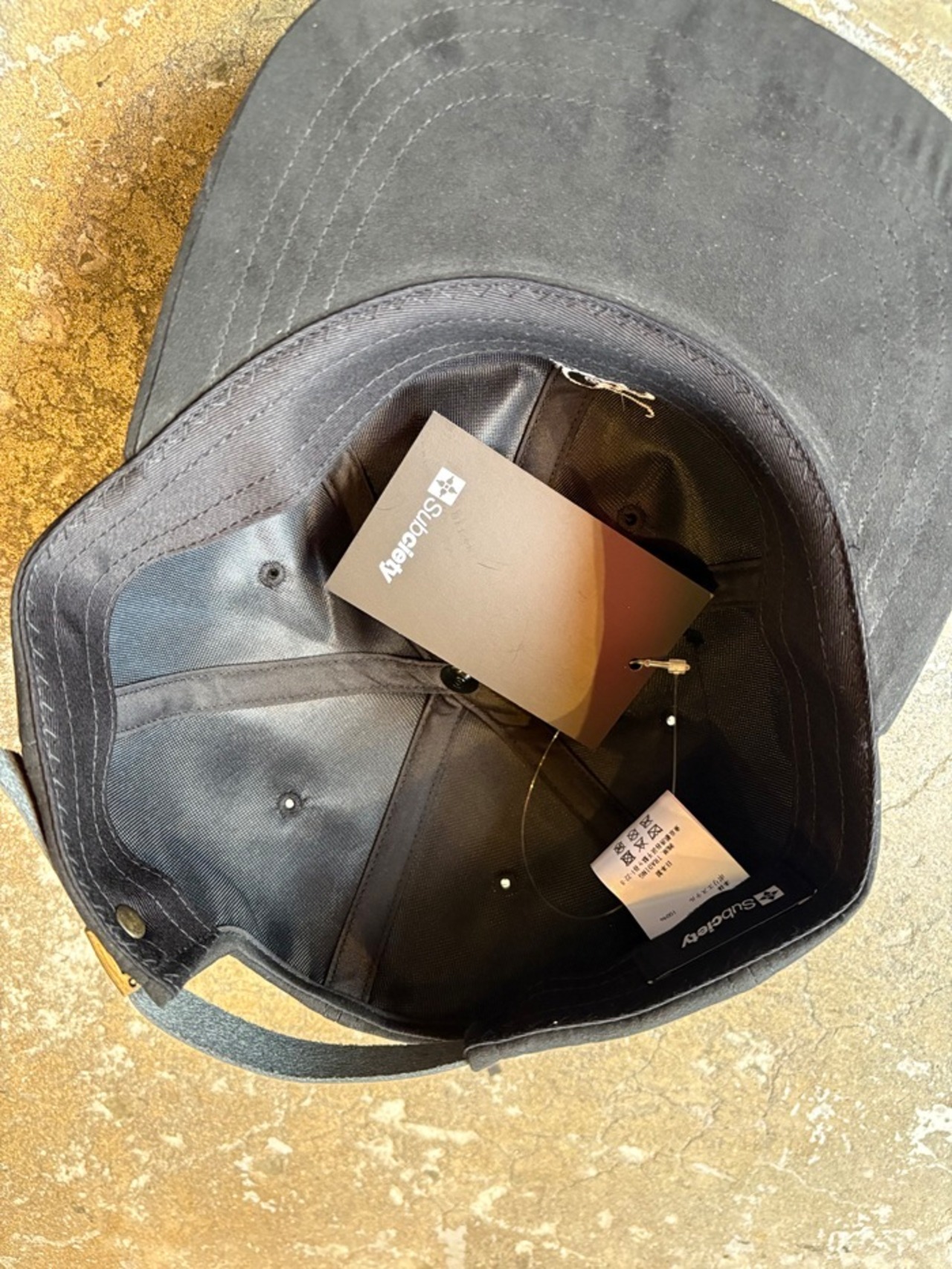 Subciety / Suede baseball cap / Tracker cap / BLACK / 153-86220 - 5