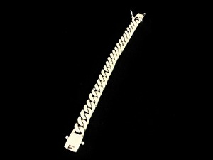 Vintage Mexican Jewelry Silver 925 Chain Bracelet