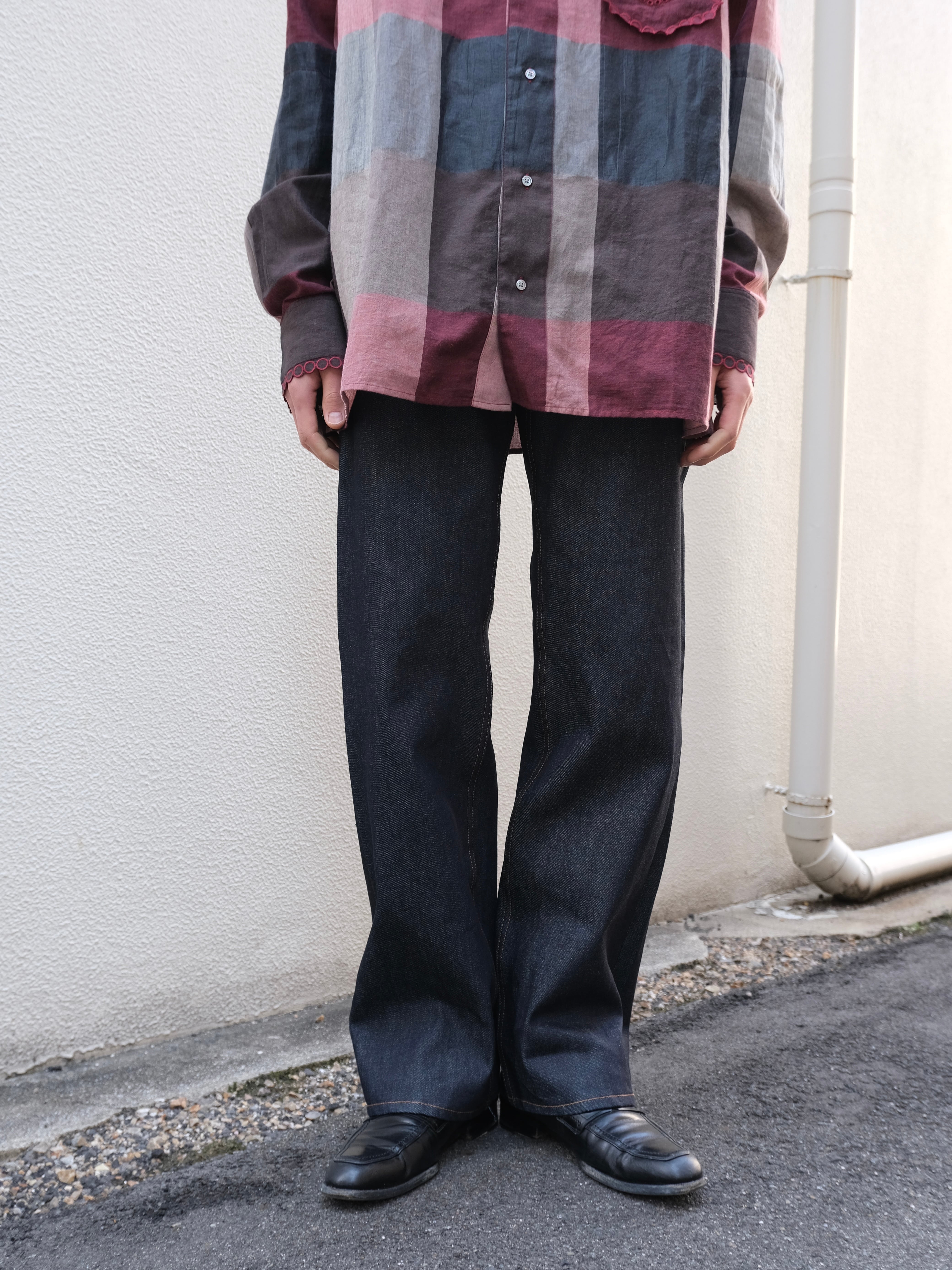 DAIRIKU】 Straight Rigid Denim Pants | THE OUR