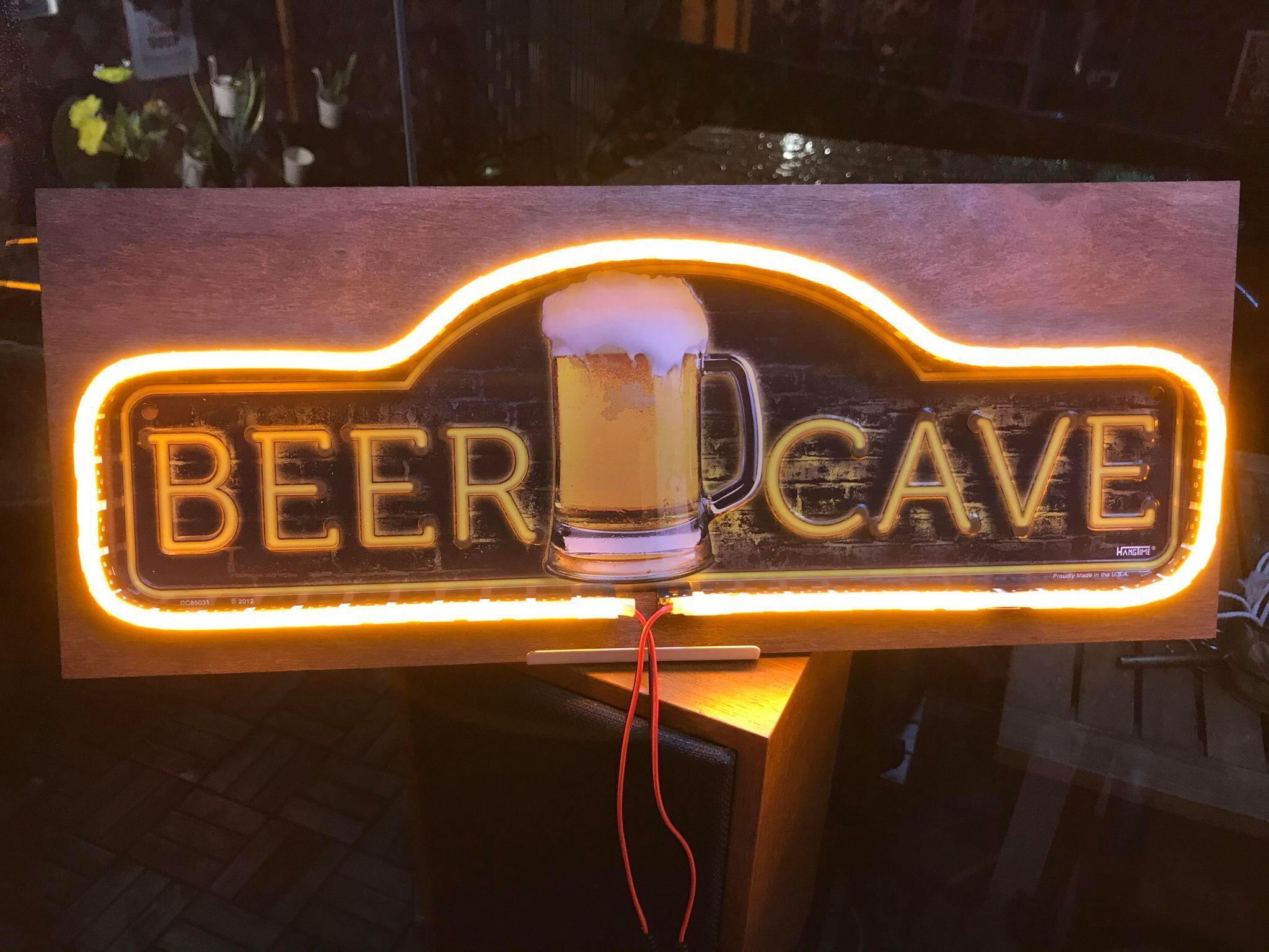 巣ごもりビールサイン BEER CAVE LEDネオン看板 akasakabase