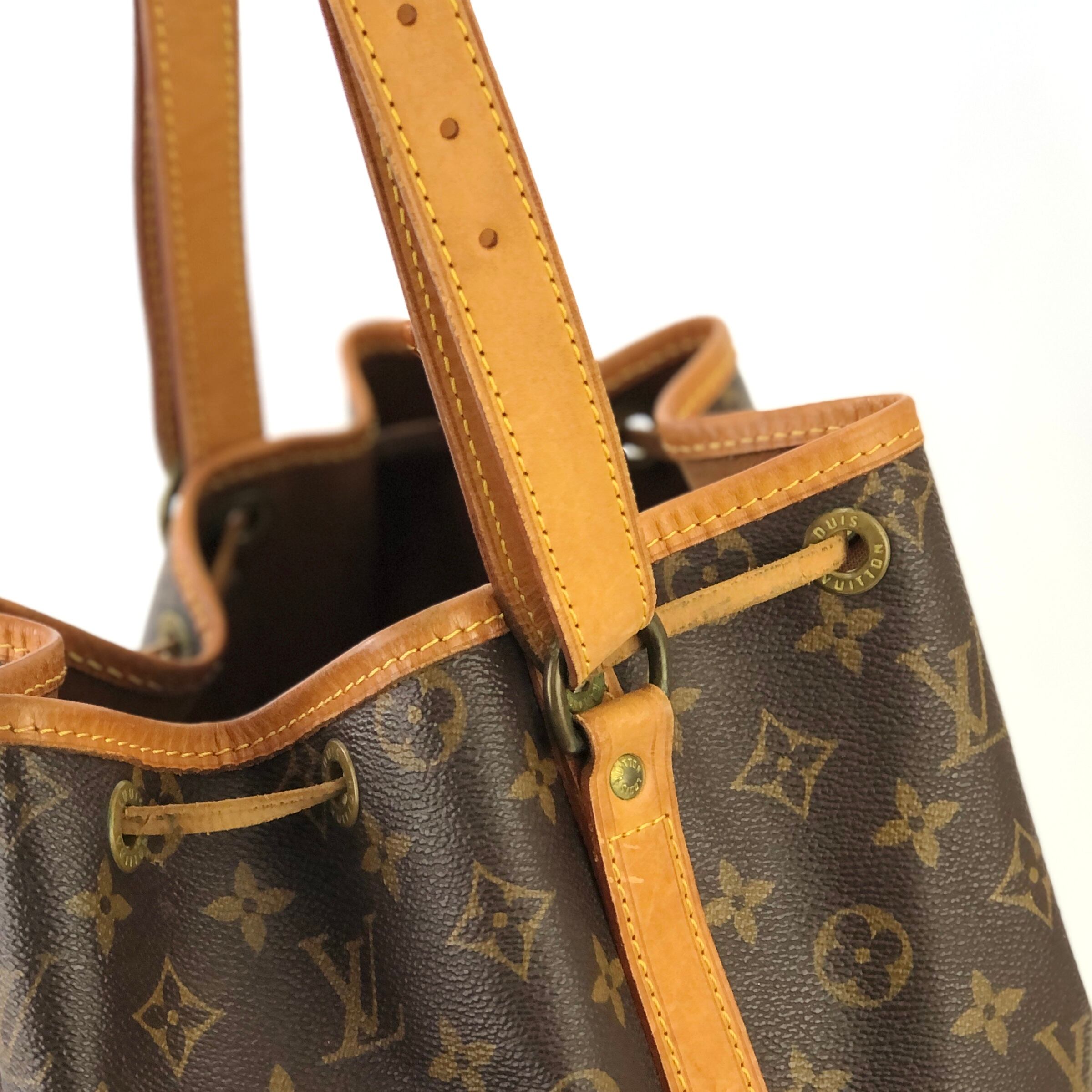 LOUIS VUITTON 　ルイ ヴィトン　モノグラム 　M42224　ノエ　巾着　ショルダーバッグ　ブラウン　vintage　ヴィンテージ 　 m7wx8x | VintageShop solo powered by BASE
