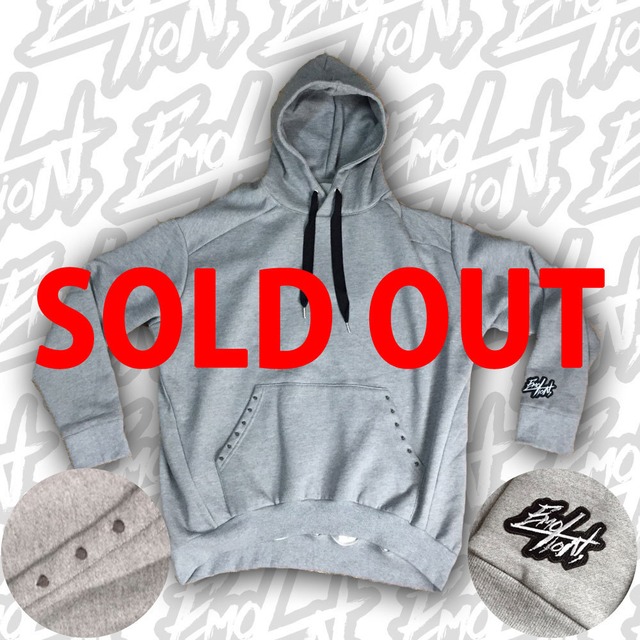 EmotioN Super Big Studs Pullover Parka [GRAY]