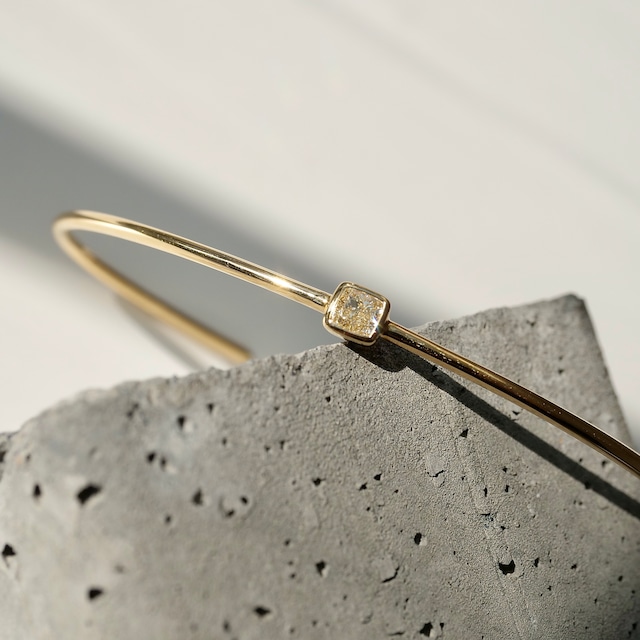 Square diamond bangle