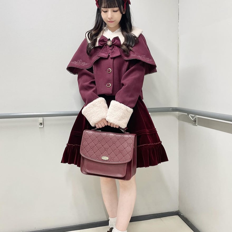 トゥアリス　ロングコート　ロリィタ 控えめロリィタ ロングコート ケープコート 刺繍｜SEASONZ | ロリータ