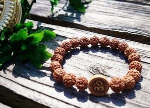 Spirit bracelet  OM for YOGI  ~Rudraksha,OM~