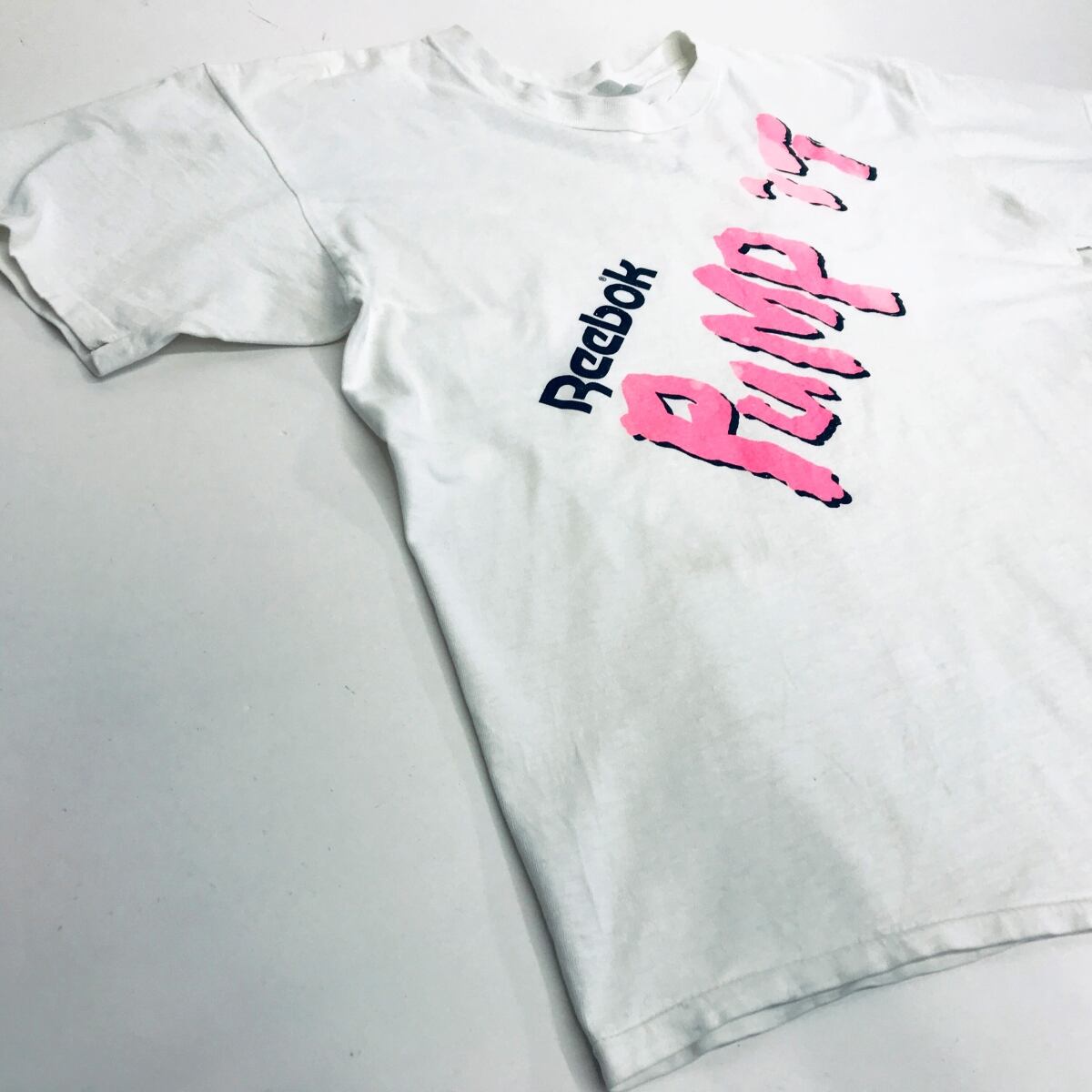 リーボック 80〜 90年代 PUMP IT UP ロゴTシャツ 両面プリント