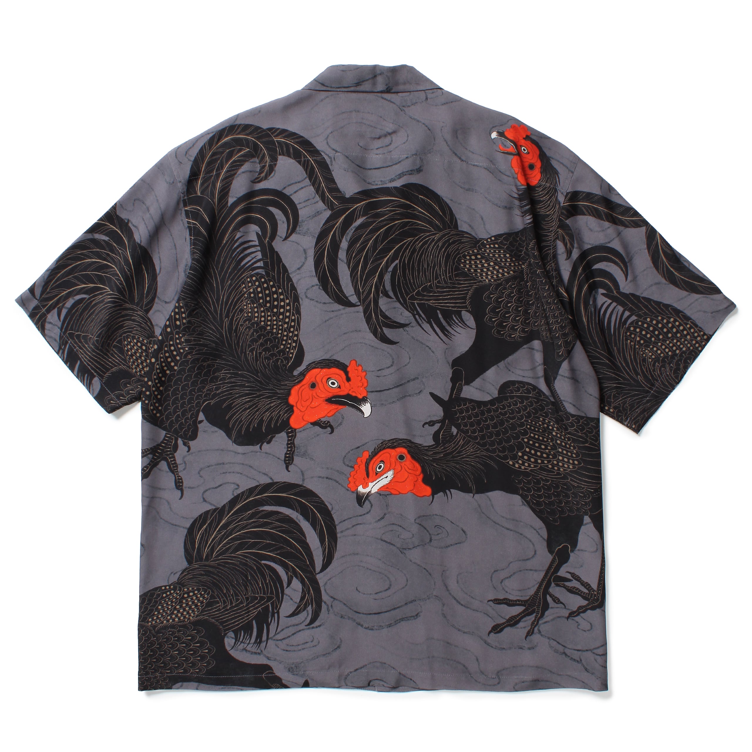 GAKKIN × BUDSPOOL 渦軍鶏 HAWAIIAN SHIRT | APHRODITE ...