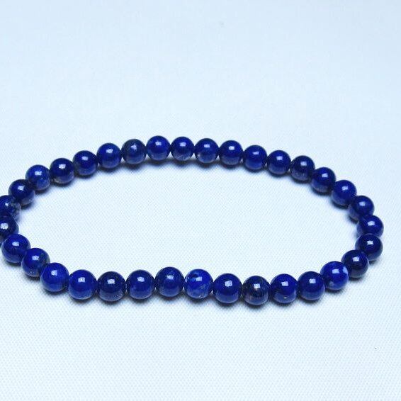 ラピスラズリ ブレスレット 5mm 一点物 メール便可 [M便 1/10] 111-48510