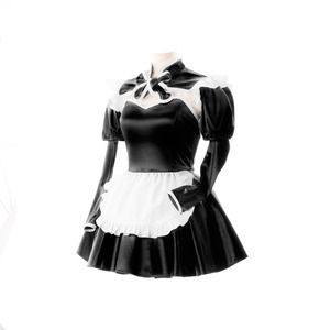 【即納】サイバーメイド服セット　全円スカート