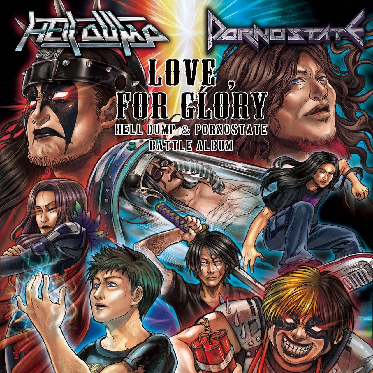 HELL DUMP × PORNOSTATE BATTLE ALBUM 「LOVE, FOR GLORY