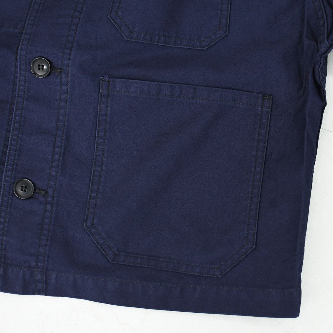 DANTON [ダントン] W Moleskin Wide Coverall Jacket [DT-A0662MKN