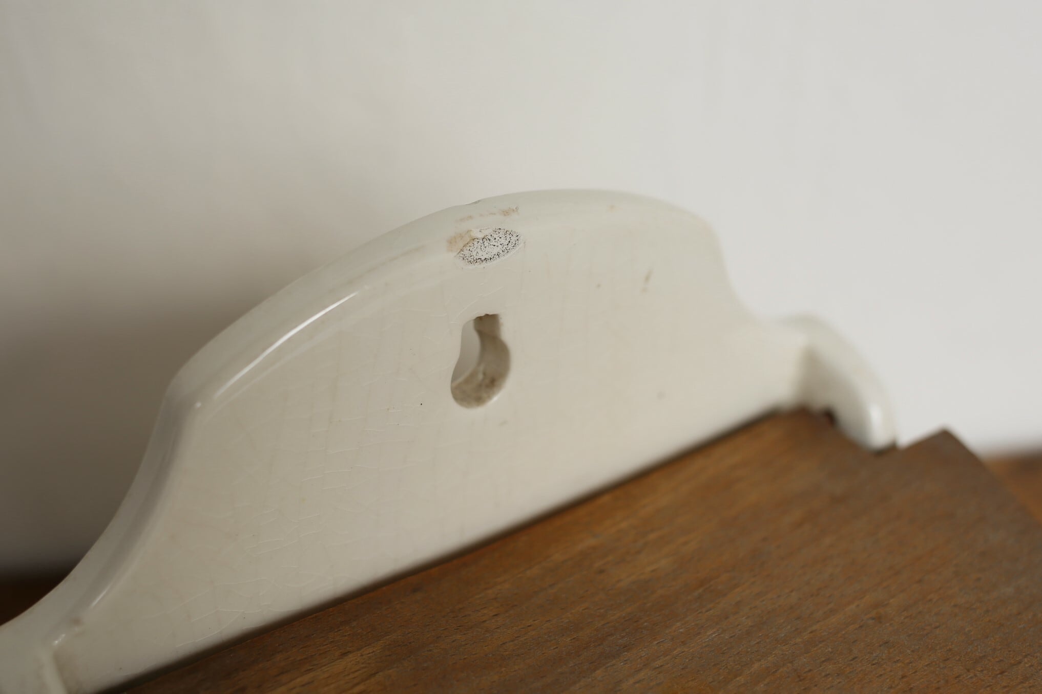 フランス アンティーク ヴィンテージ Badonviller 陶器製 SEL缶 「ROSE