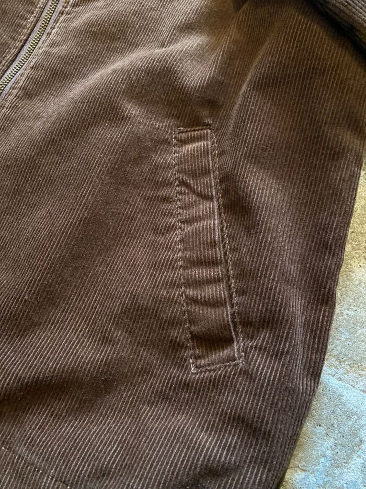 Power to the people / Corduroy zip up blouson-Tiger- / BROWN / コーデュロイ/ジャケット/スウィングトップ - 6