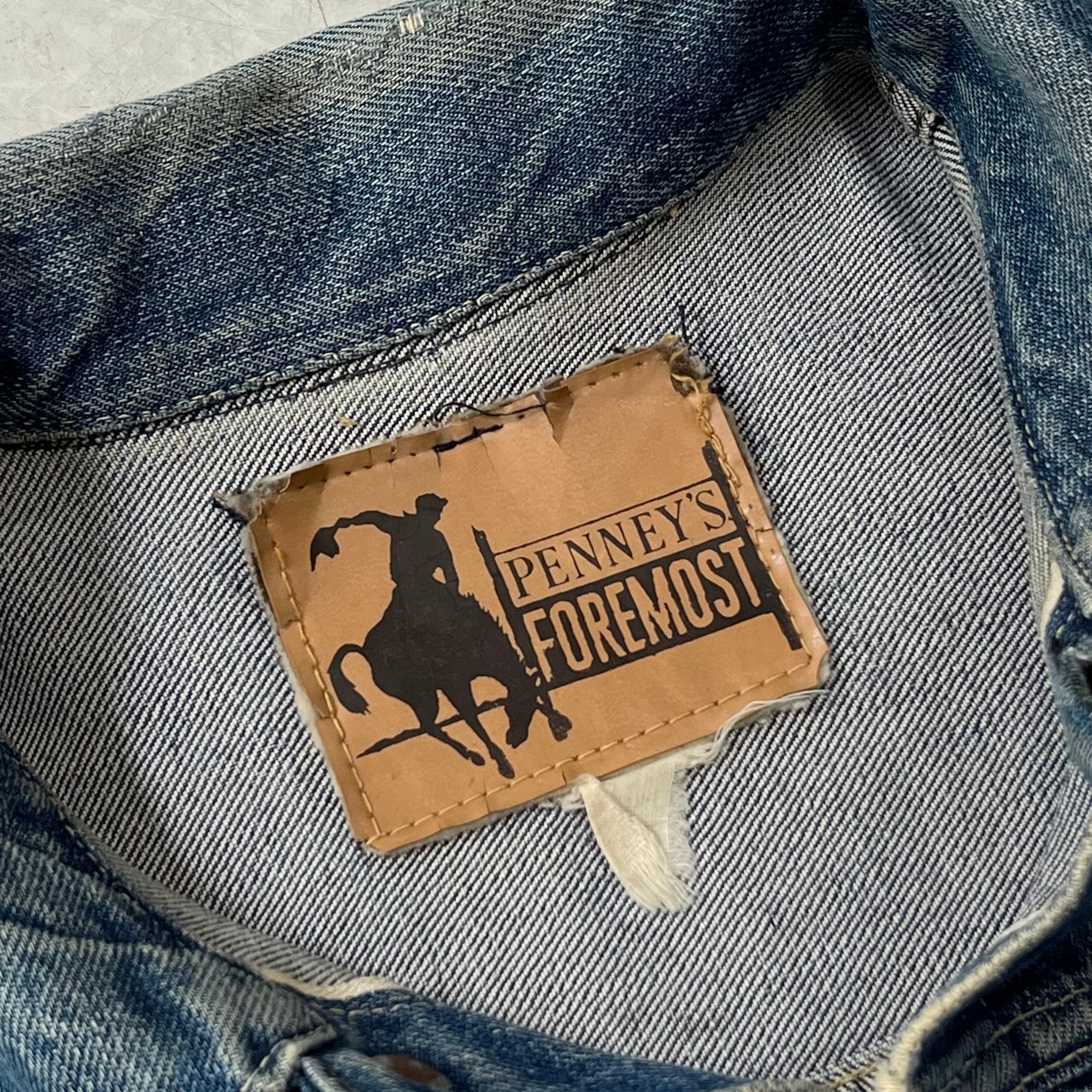 40s Foremost One Pocket 1st Type Denim Jacket 40年代 フォアモスト