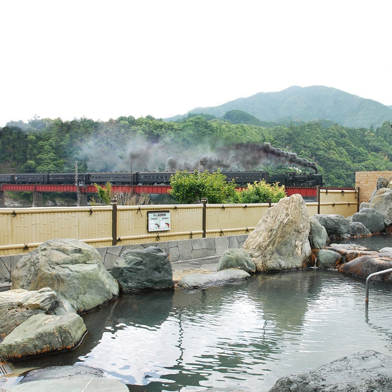 島田市】塩が自慢の川根温泉満喫セット [Shimada City] Kawane Onsen