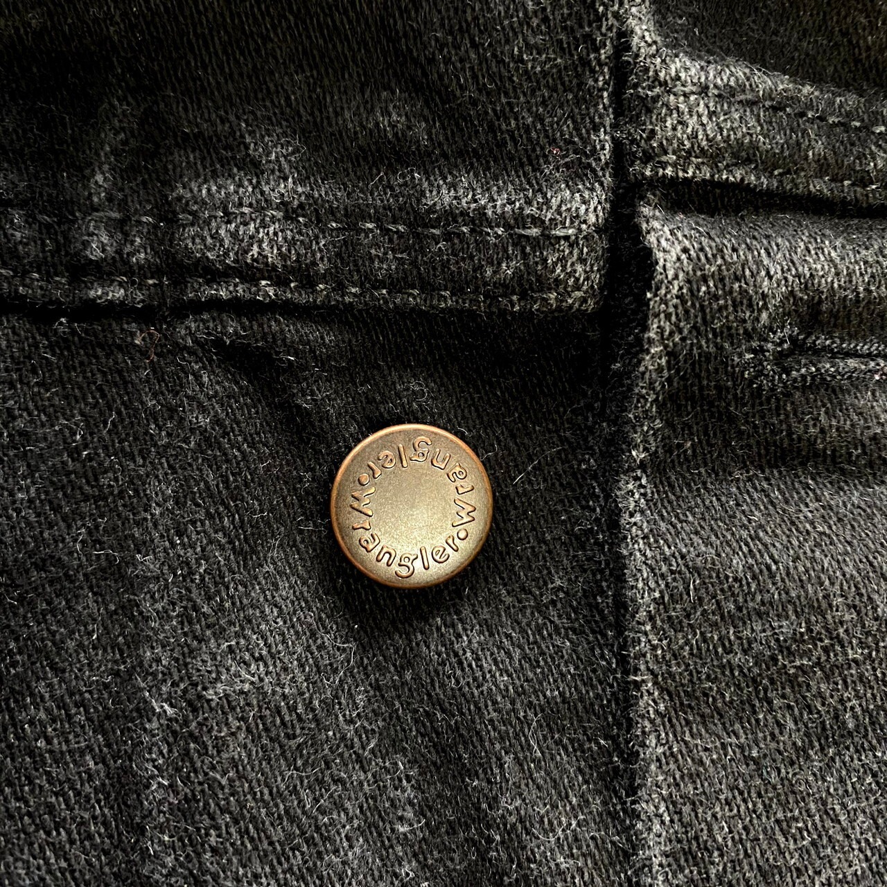 Wrangler ラングラー ブラックデニムジャケット メンズXXL 古着 G 
