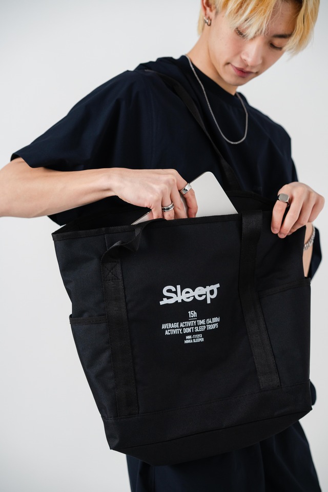 １週間限定販売【DON'T SLEEP(ドントスリープ)】ジップトート／Nelspec