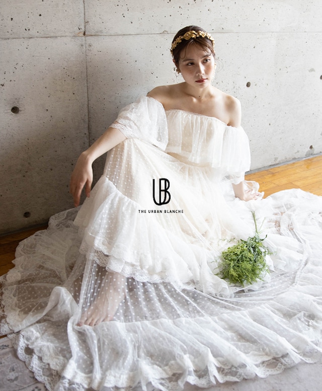 【NEW】【THE URBAN BLANCHE ORIGINAL 】   ウエディングドレス 結婚式 挙式  挙式 前撮り  2次会 家族式  花嫁 ドレス 持込ドレス フォトウェディング 商品番号：WD93  東京（表参道）名古屋（覚王山）大阪（南船場）