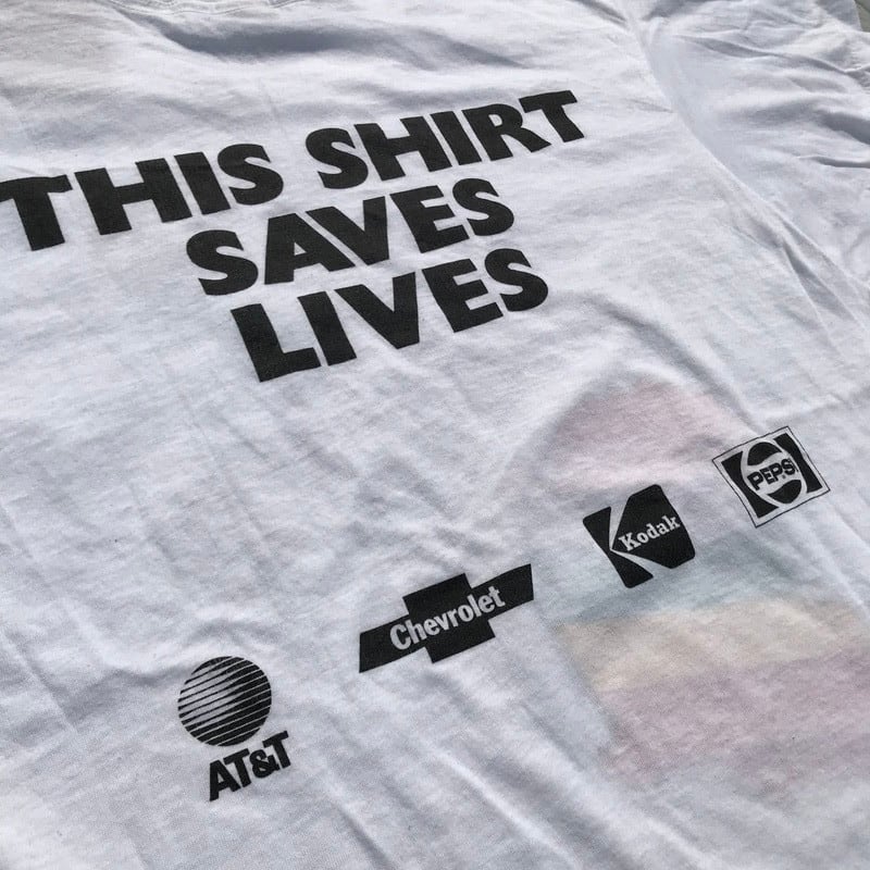 LIVE AID 80s ヴィンテージ Tシャツ カットソー バンT L STK