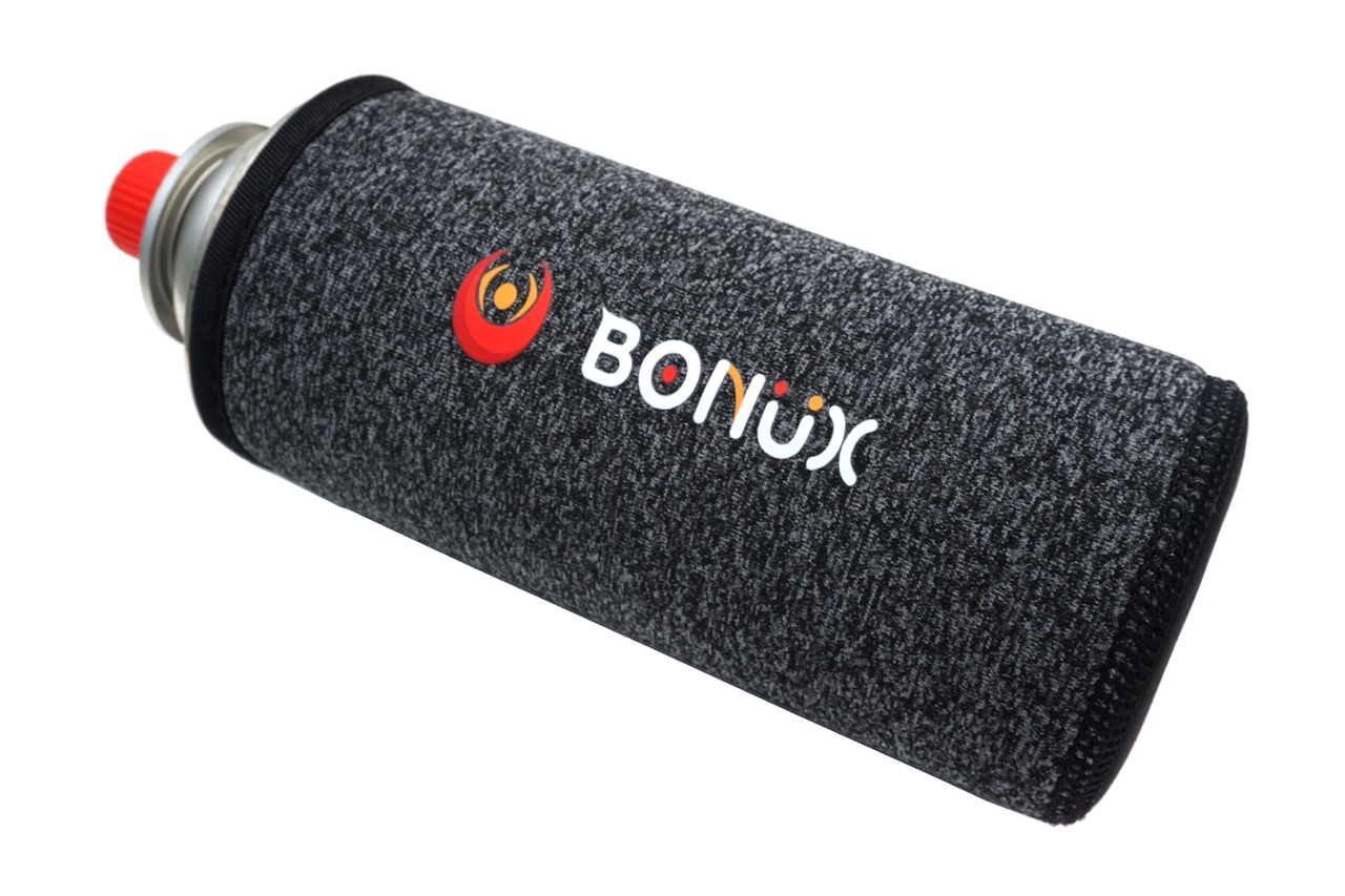 BONUX cb缶カバー cb缶 ガス缶 カバー ケース ガス缶カバー ガス缶ケース ガスボンベ ペットボトル ネオプレーン 伸縮素材 ダメージ保護 アウトドア キャンプ