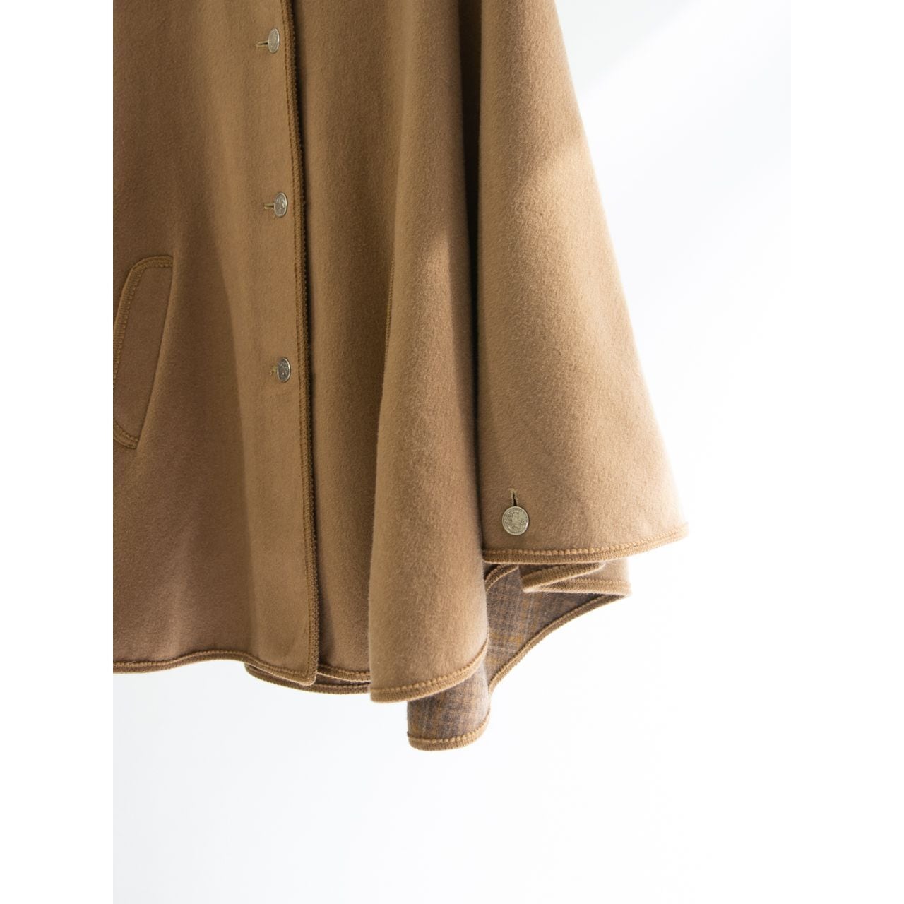 【STEINBOCK】Made in Tyrol wool-polyamide loden cape（シュタインボック オーストリアチロル製 ローデンケープコート ポンチョ ）1d