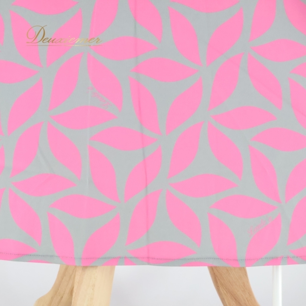 フラダンス 衣装 ワンピース ドレス ラウレアハワイ ピンク系 LAULE’A HAWAII ノースリーブ ツーカラー シンプル かわいい 華やか 明るい グレイ系 ハワイアン アロハ ハワイアンプリント フラ ダンス レッスン 練習 ケース付き レディース