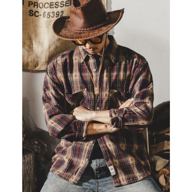 Front pocket design shirt P369