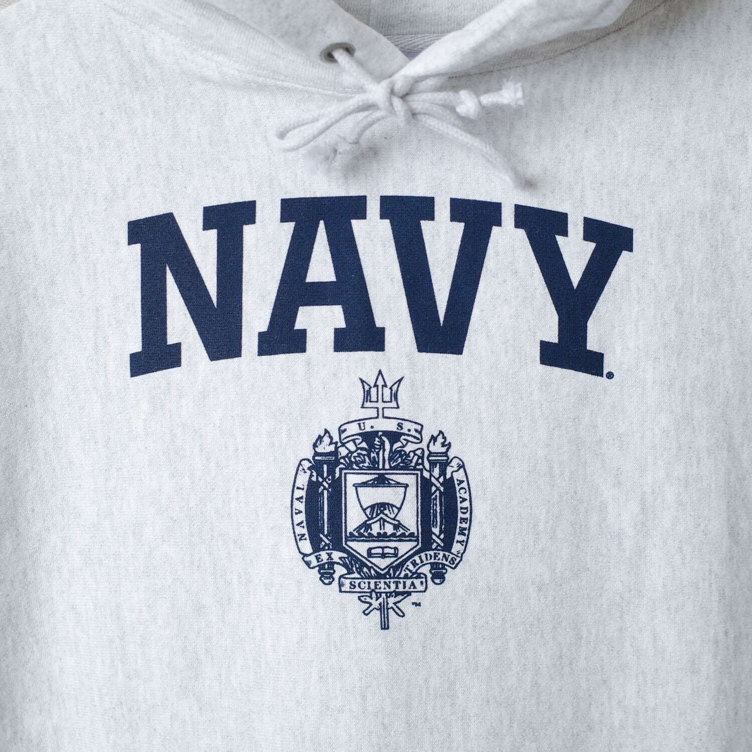 [NEW] CHAMPION USNAVY ISSUE REVERSE WEAVE HOODIE (ASH GRAY)