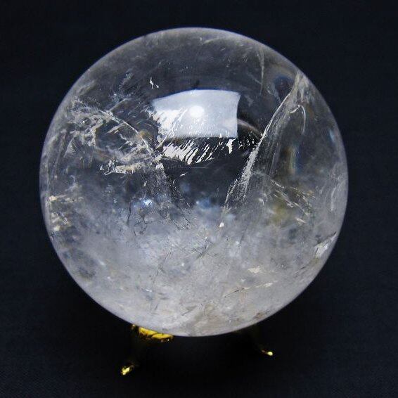 水晶 丸玉 62mm スフィア 水晶玉 球体 玉 一点物 151-7869