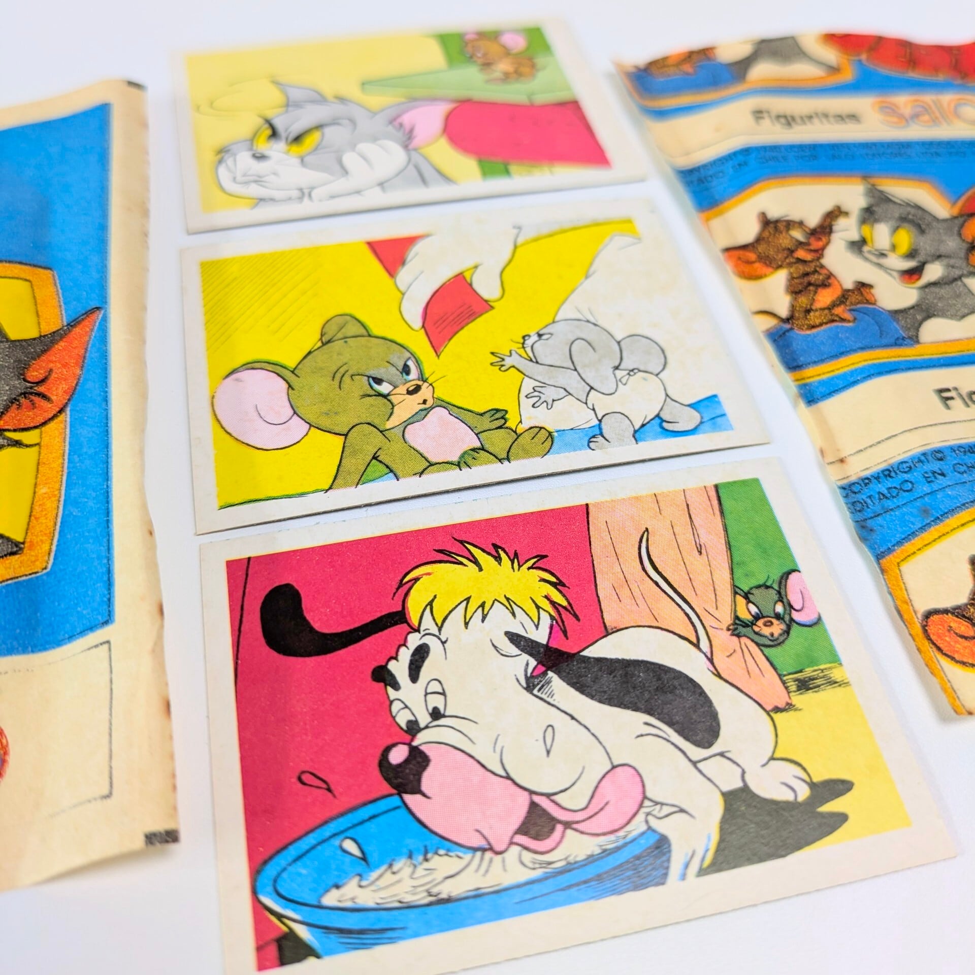 ☆送料無料！☆1983年製 Salo【 TOM and JERRY （トムとジェリー） 】VINTAGE トレーディングカード 単品 （1個=3CARDS入）〚アメリカン雑貨 アメトイ〛