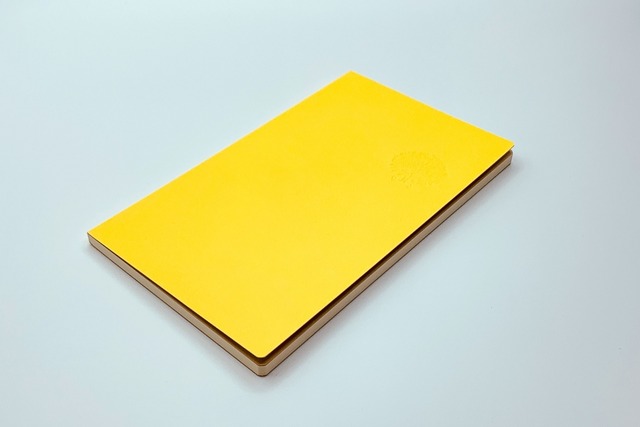紙クロスノート 全4色（檸檬） | 篠田紙加工場