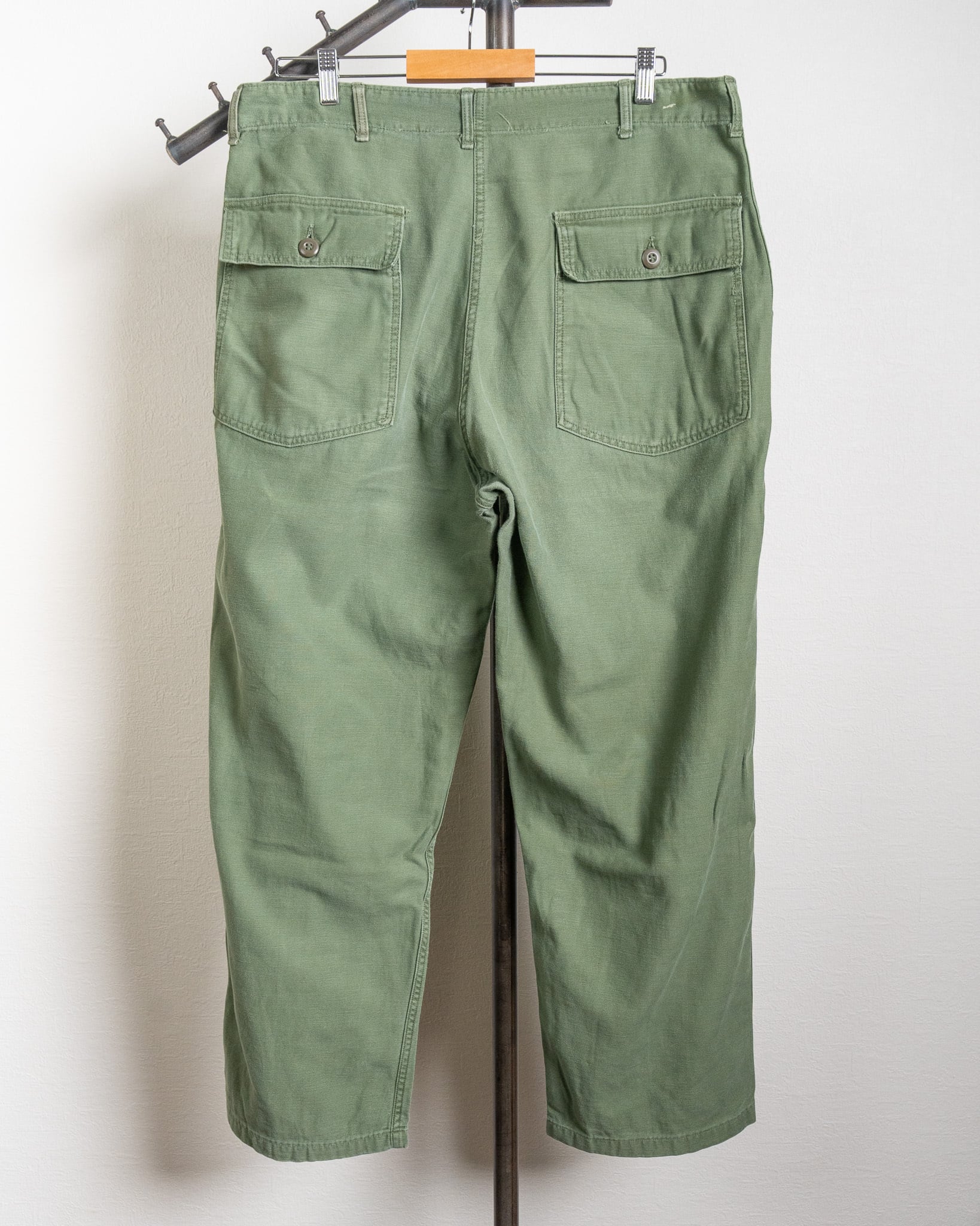 38×31】U.S.Army Utility Trousers OG-107 Used 実物 米軍 ベイカー