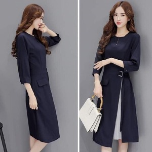 送料無料 未使用 イベント パーティ デート 11号 L プリーツ ワンピース [OPN2223]