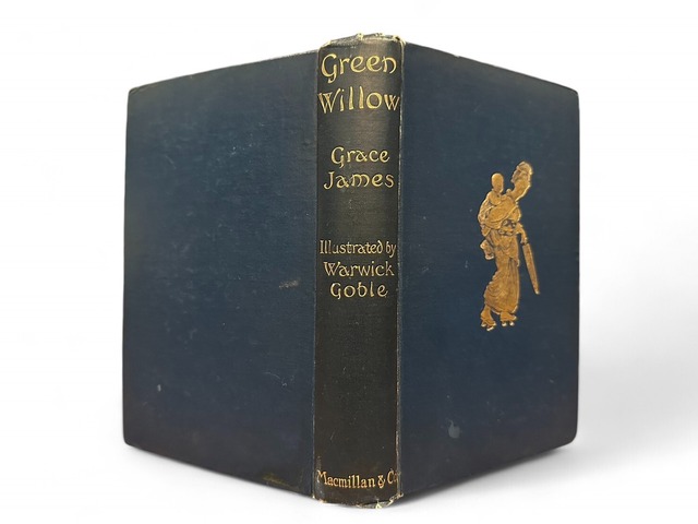 【SJ361】Green Willow and other Japanese fairy tales with illustrations in colour by Warwick Goble(1912)/Grace James