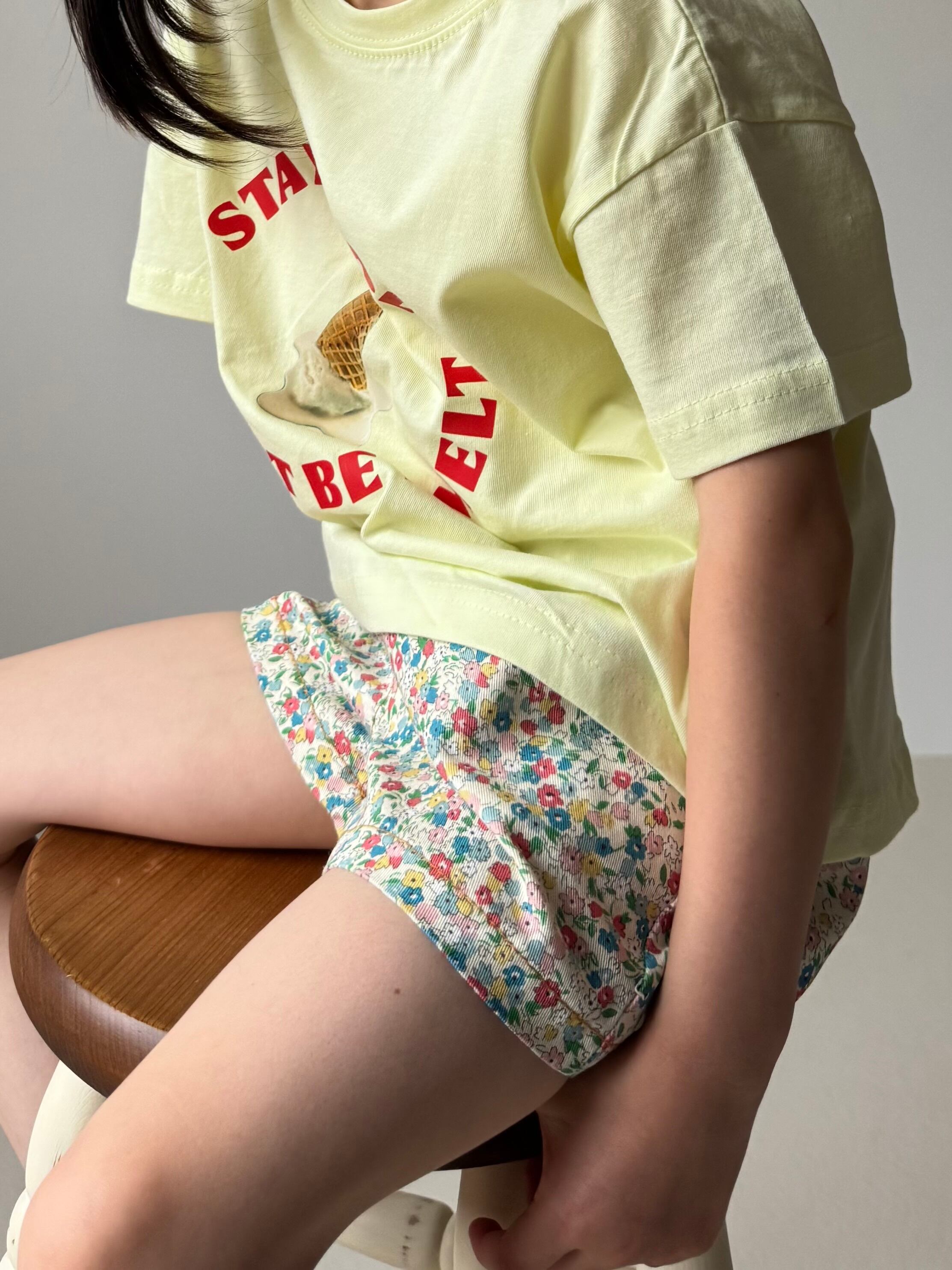 フラワーショートパンツ（80〜130cm）4124