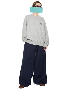 ssstein × UMBRO "HIGH GAUGE COTTON SWEAT LS〔GREY〕"