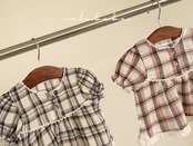 【取寄/韓国直送】26/SM チェックチェックブラウス 夏服|ベビー服|韓国子供服