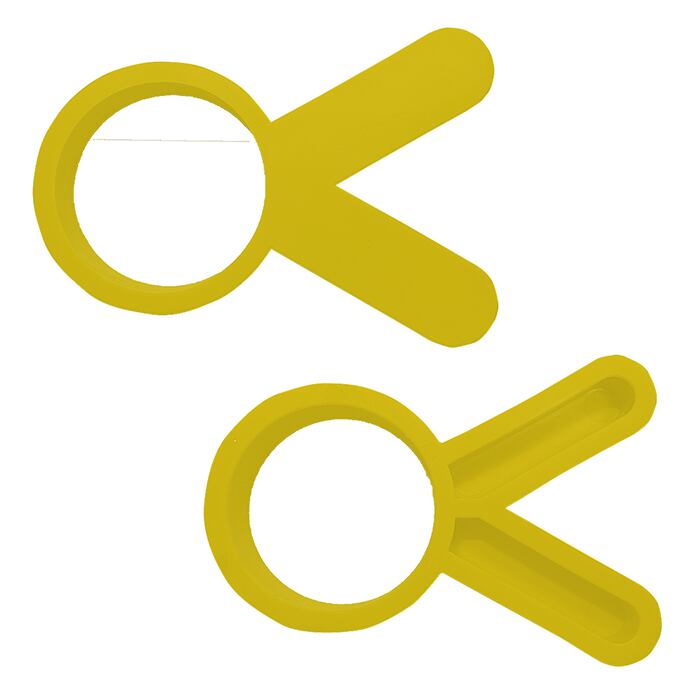 パイプ台車用事故防止材 Hスペーサー R型 8個セット 個人宅配送の場合送料追加します パイプ台車の指挟み事故防止に! 単管パイプに差し込むだけ Φ48.6パイプ用 1トン台車 KMX 単管台車の単管に設置して壁などから指を保護します 同等機能製品 アラオ アット グローブ @GLOVE AR-4276 AR4276 単管台車手挟み防止パーツ ハンドガード パーツ 単管パイプ台車