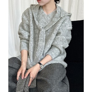 hood layer knit　j-0179