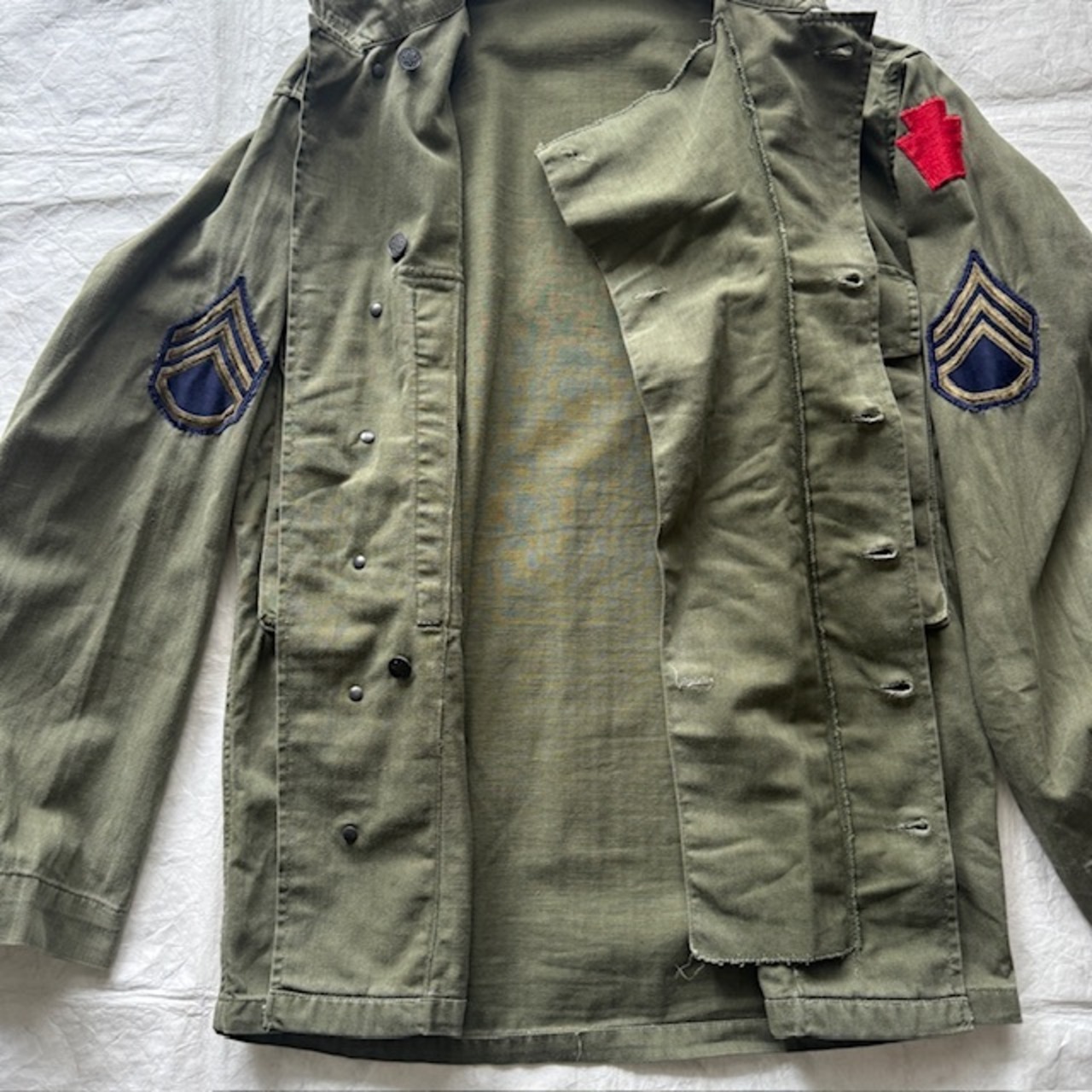 US Army M-43 HBT Jacket 38R 40s 画像7