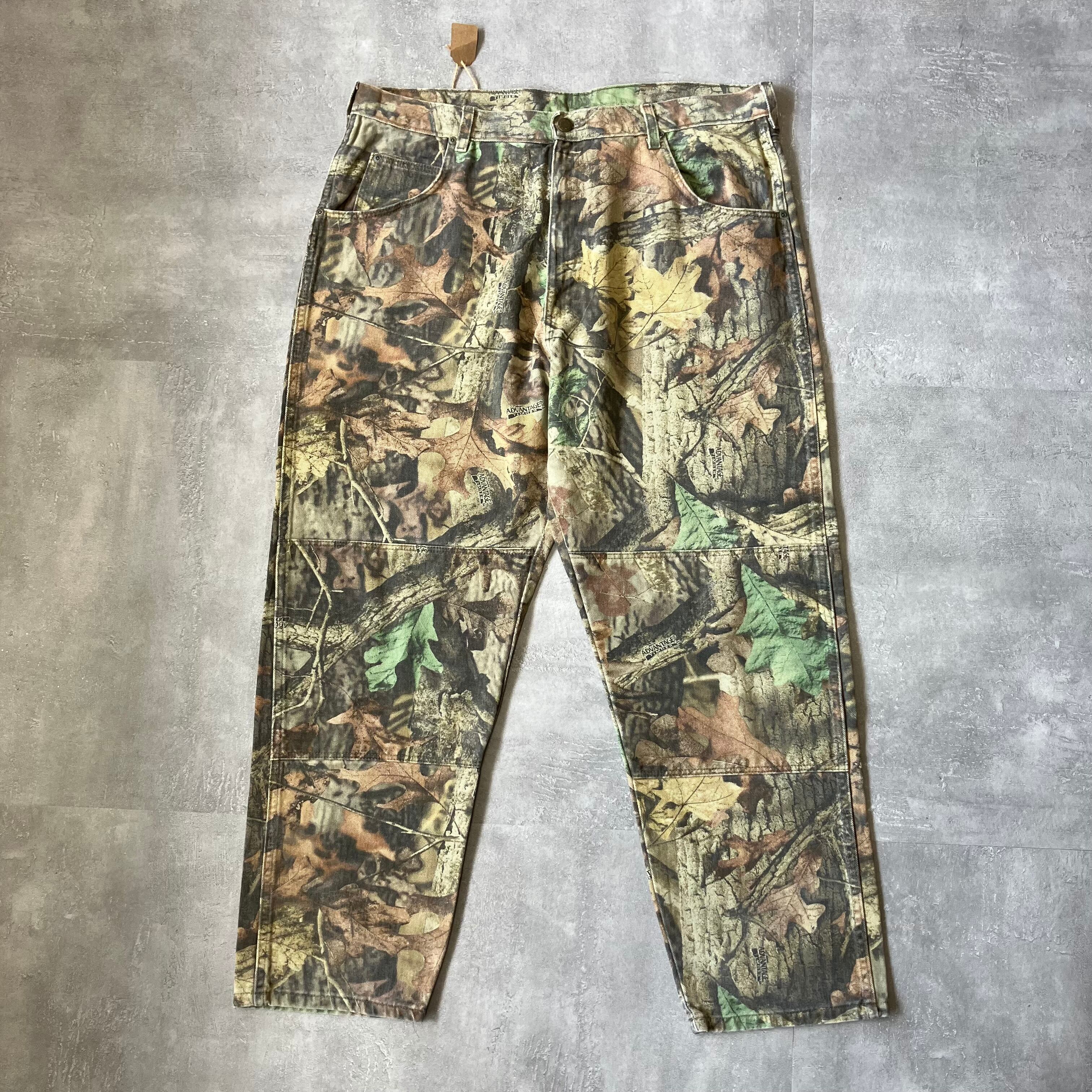 《実寸w38l28》Wrangler ラングラー リアルツリーパンツ ダブルニー No.3485