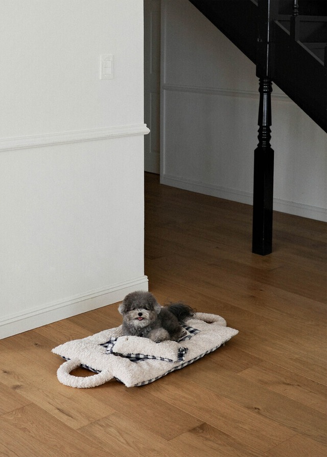 〈予約アイテム〉OHDIBS / Homey Warmy Topper – ネイビーチェック