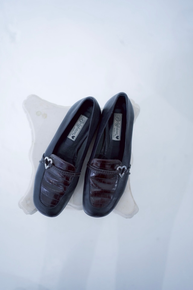 leather heart Loafer