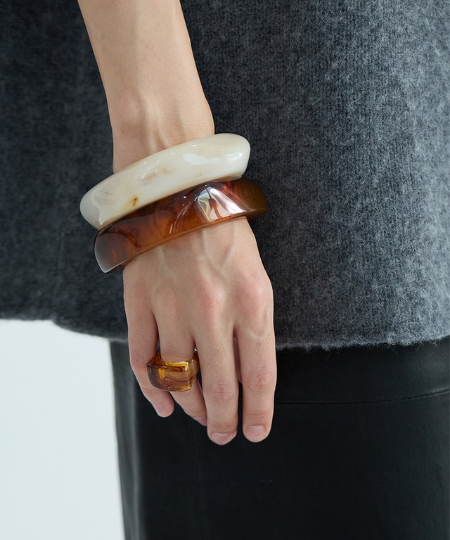 樹脂バングル or リング【e-70298】