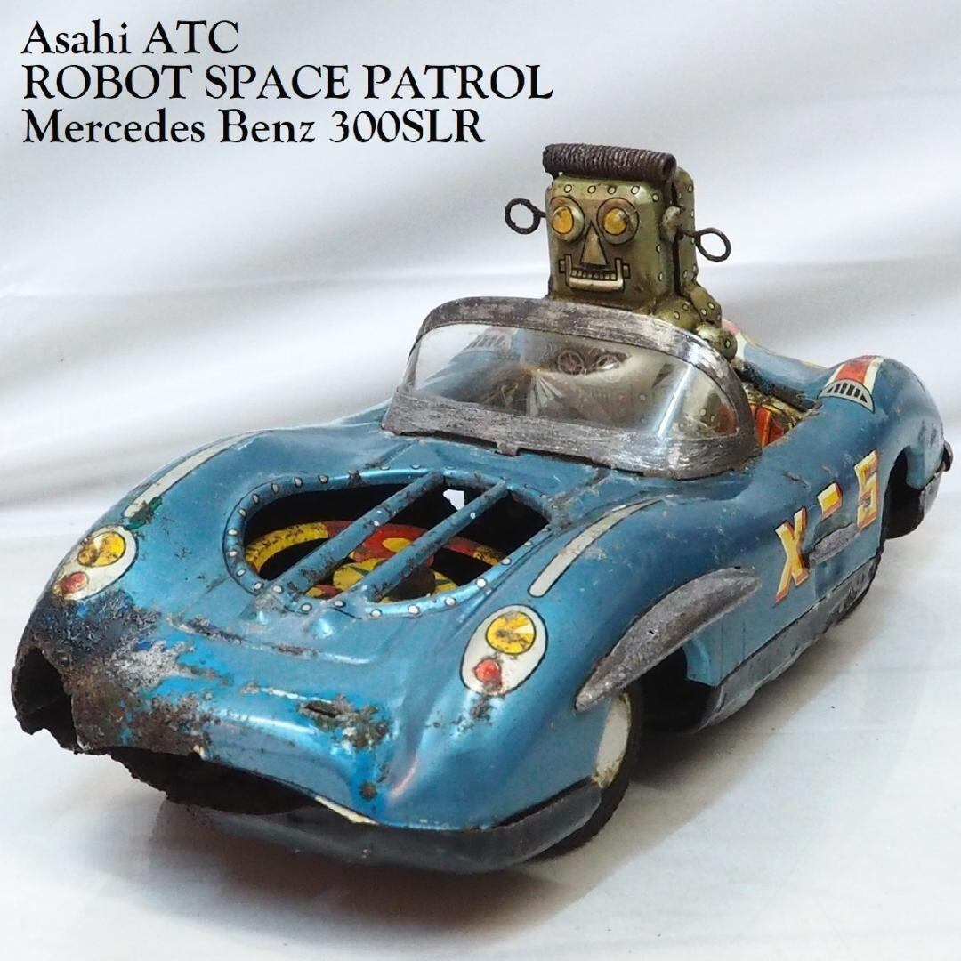 旭玩具【イスズ ベレット赤】ブリキtin toy carミニチュア自動車【箱付