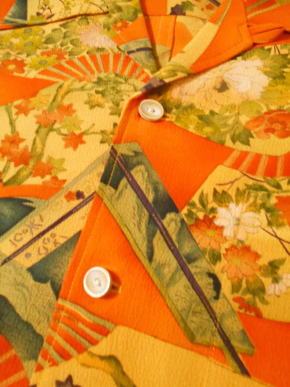 着物アロハシャツ Kimono Hawaiian Shirt AL-868/L | onomick