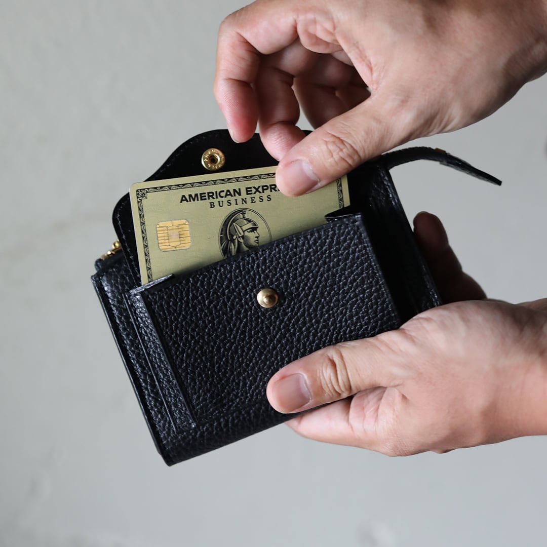 Brick (ブリック) Walletsmall [Black/Brown] 財布 | FREEPARK