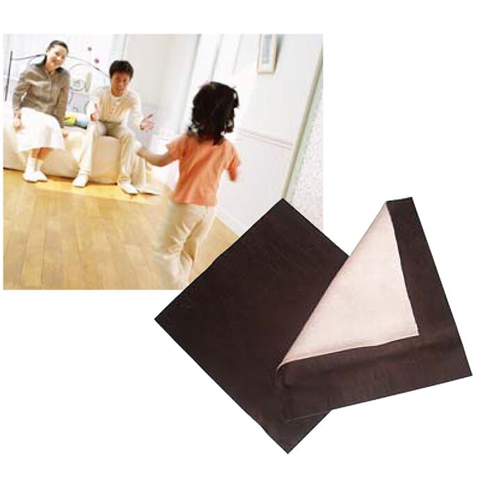 防音くん 床用 8枚/セット 495mm×495mm 厚み6mm 床の衝撃音を吸収し騒音の低減に効果的な材料 日本特殊塗料/ニットク